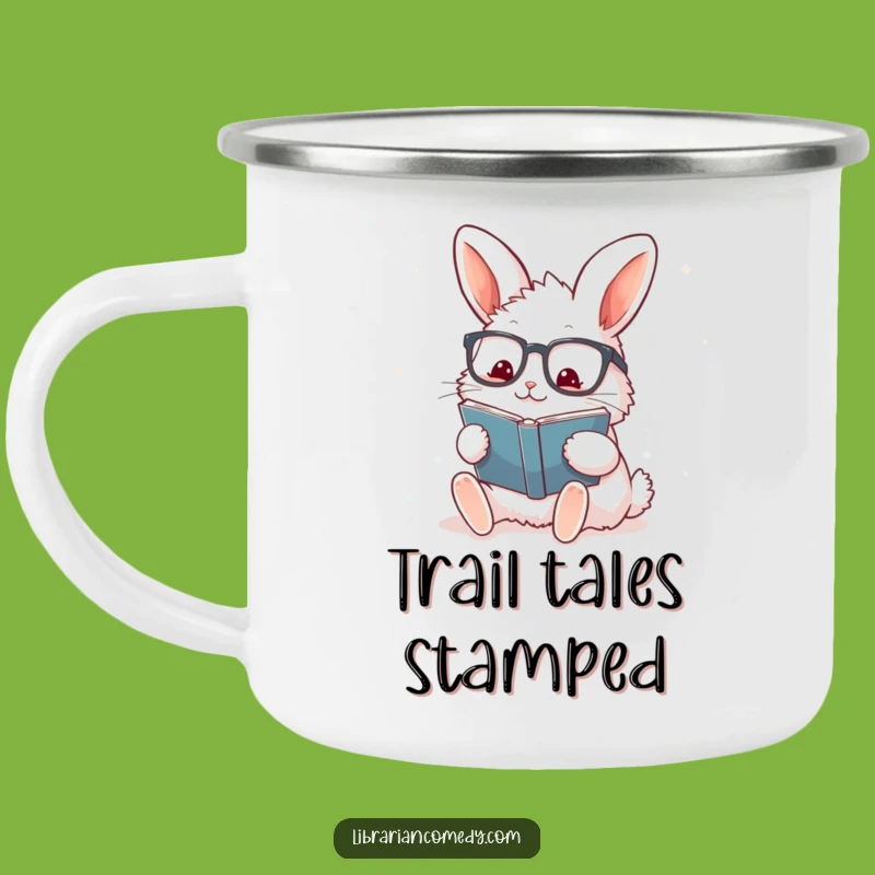 Funny Rabbit Campfire Mug: Durable Outdoor Gear, Perfect Humorous Gift for Hikers
