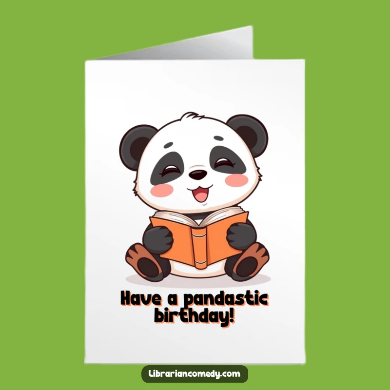 Free Printable Panda Birthday Card: Funny Upside Down Reader Downloadable Gift