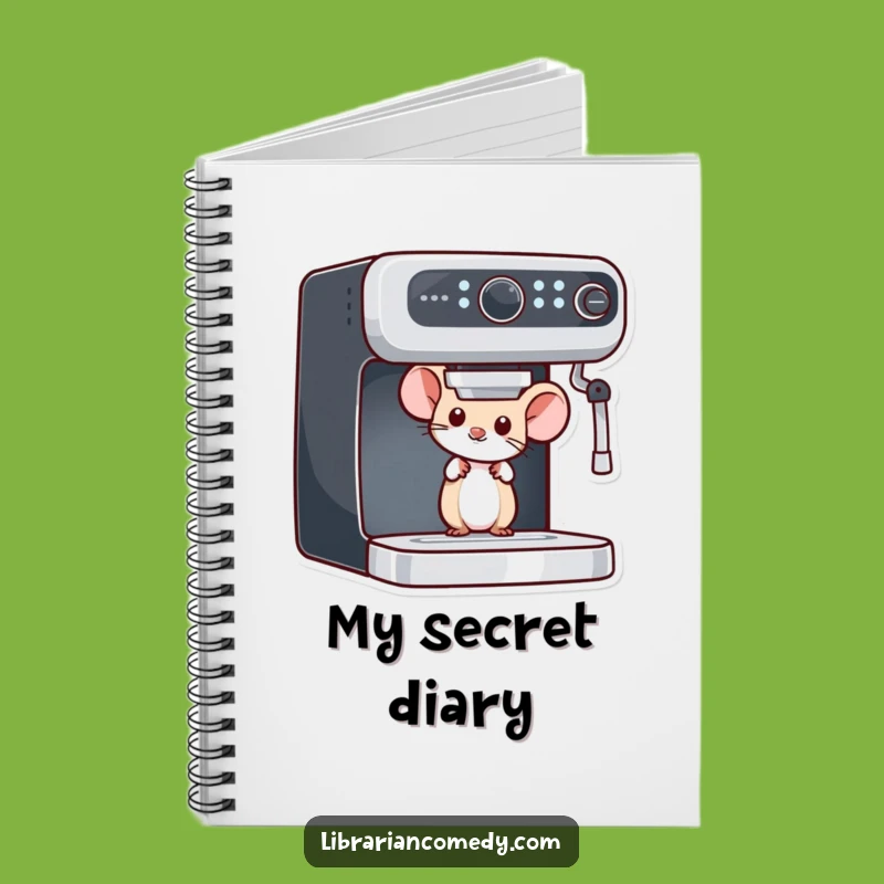 Funny Mouse Bookshelf Notebook: Jot Down Your Literary Discoveries, Hilarious Gift
